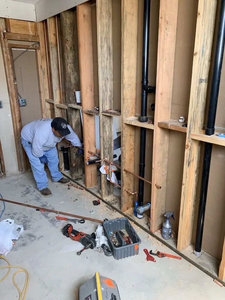 Commercial rough-in plumbing for Water Heater Replacement in Fellsmere